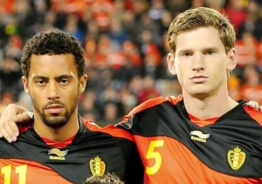 Moussa Dembel e Jan Vertonghen. Potenza della nazionale belga... i due giocano insieme si da quando avevano 10 anni. E sono arrivati fino alla selezione maggiore, che con Wilmots alla guida ha ben figurato al Mondiale